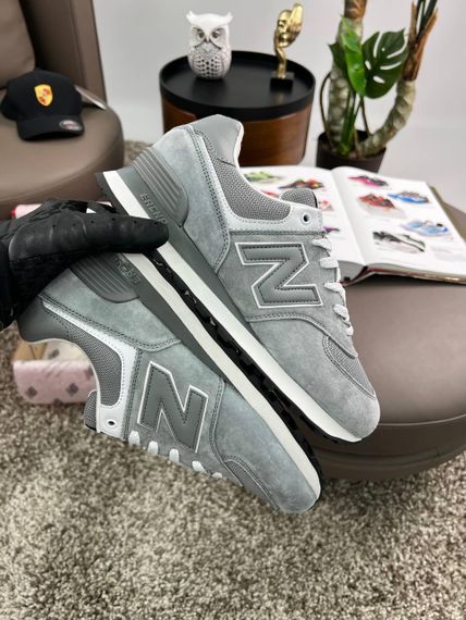 Мужские кроссовки New 574 Light Grey White Динаміка твого стилю весна / літо / осінь A4177 46 | Зображення 5