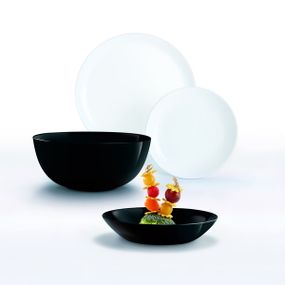 Сервіз LUMINARC DIWALI BLACK &amp; WHITE, 19 предметів (P4360)