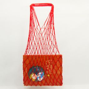 Авоська ГАЛАН-ТЕКСТИЛЬ полиэстеровая нить красная