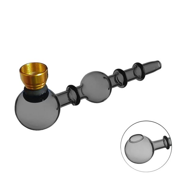 Скляна Трубка Вапорайзер "Oil pipe Bamboo Gray"