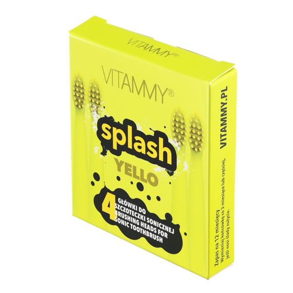 Насадки на електрощітку VITAMMY Splash yello, жовті | Зображення 2