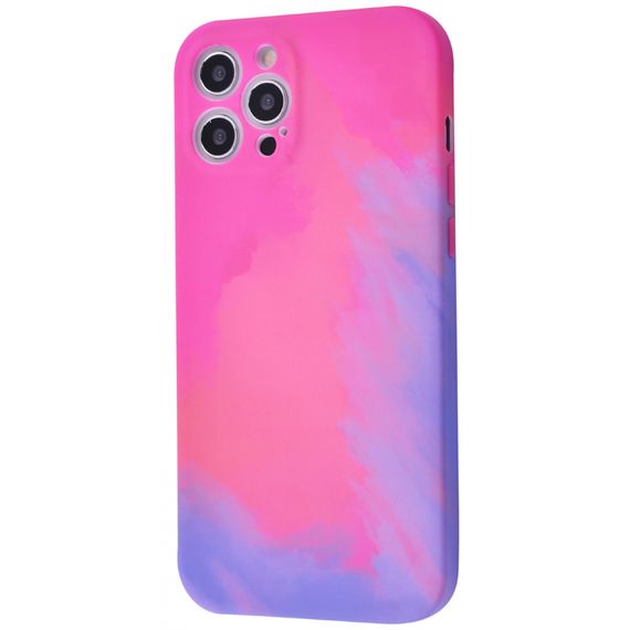 Чохол для Apple Iphone 12 Pro Max рожево-фіолетовий градієнт IJ-50 | Зображення 1