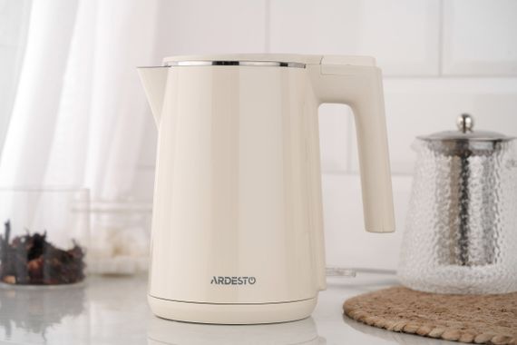Електрочайник Ardesto EKL-F1BG 1 л бежевий