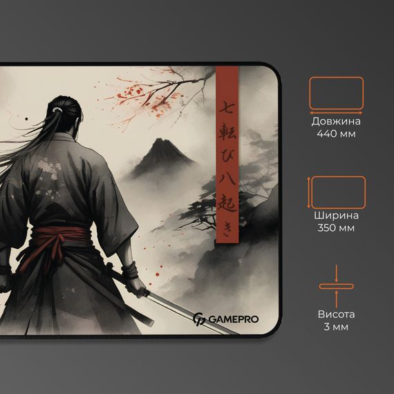 Килимок для мишки GamePro Speed/Control Gray (MP145GS) | Зображення 3