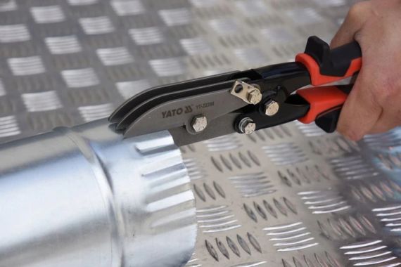 Кліщі для гофрування труб дапазон 45 мм 5 лез 260 мм YATO YT-22380
