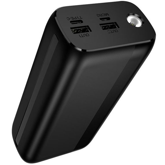 Портативний ЗП Power Bank Borofone BJ86A Victoria 30000 mAh Black | Зображення 2