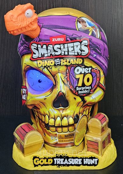 Ігровий набір ZURU Smashers Dino Island Gold Treasure Hunt Полювання за золотими скарбами | Зображення 6