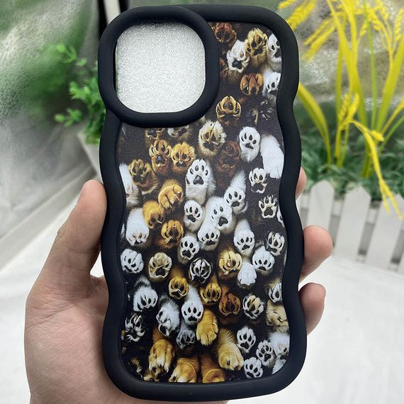 Чохол TPU Cloudy Pictures для Apple iPhone 12 Pro / 12 (6.1") Paws | Зображення 1