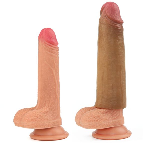 Насадка на пеніс Revolutionary Silicone Nature Extender 1.5, коричнева | Зображення 3