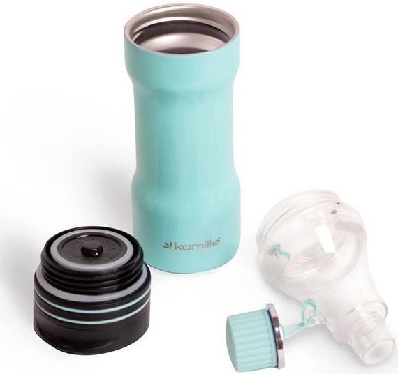 Термокружка Kamille Bottle 2в1 320мл | Зображення 5