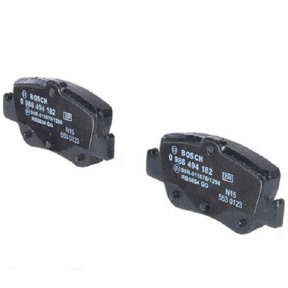 Тормозные колодки Bosch дисковые задние TOYOTA Auris/Corolla "R "06>> 0986494182