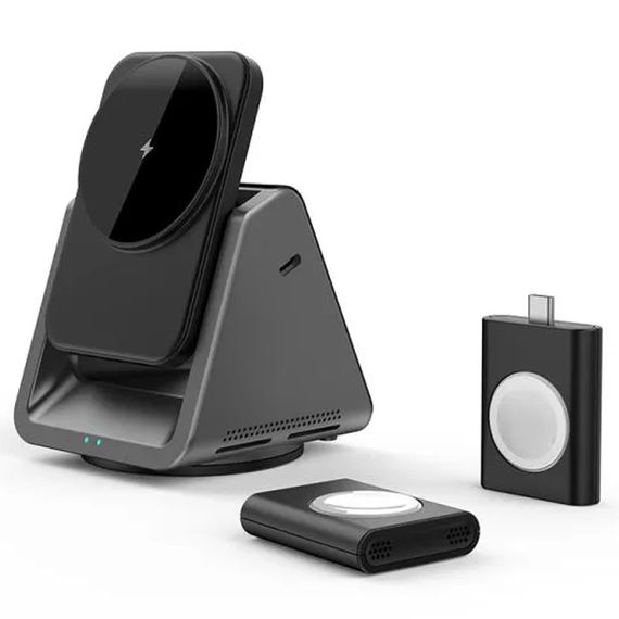 БЗП WIWU Wi-W018 3 in 1 wireless charger | Зображення 4