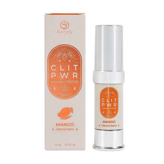 Бальзам для клітора з вібрацією - Secret Play Clit Pwr Mango, 15 мл (06/2026) Sex Aura