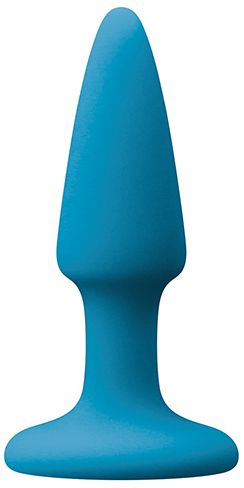 Анальна пробка COLOURS PLEASURES MINI PLUG BLUE, Синий | Зображення 1