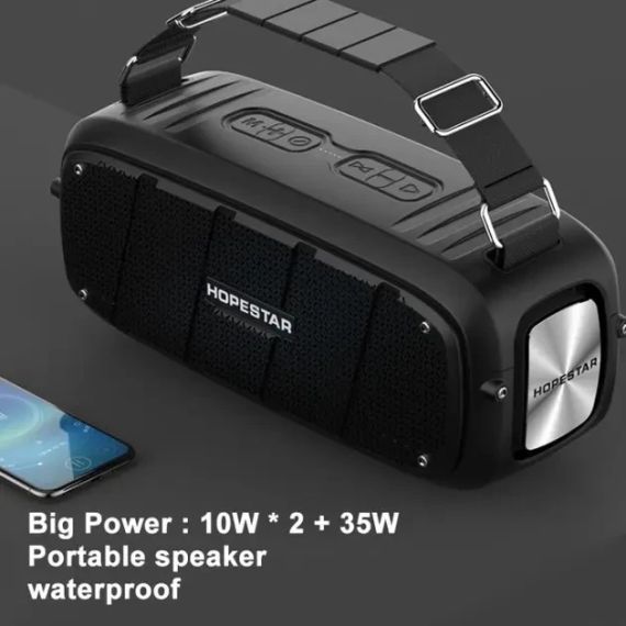 Беспроводная Bluetooth колонка Hopestar A20 PRO c Микрофоном Караоке | Зображення 4