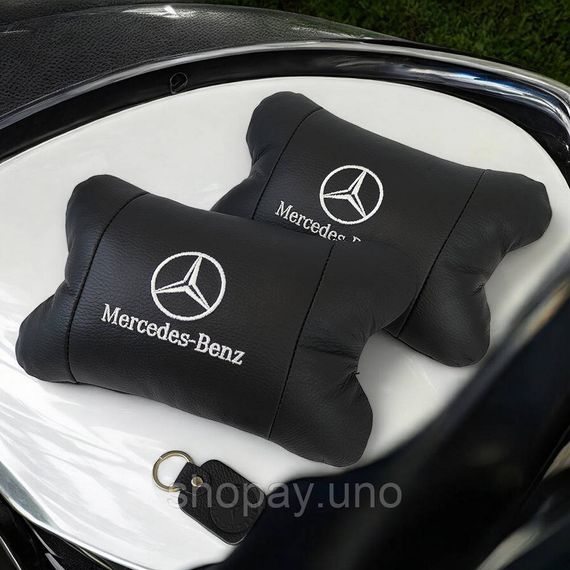Подушка на підголівник в авто Mercedes-Benz Мерседес, Декоративна подушка підголівник NU-59 | Зображення 1