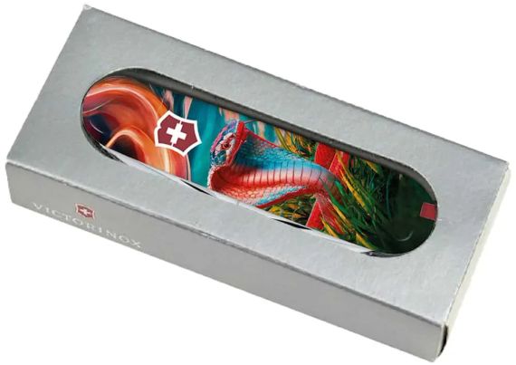 Ніж Victorinox Swiss Army Huntsman Zodiac. Барвиста кобра | Зображення 2