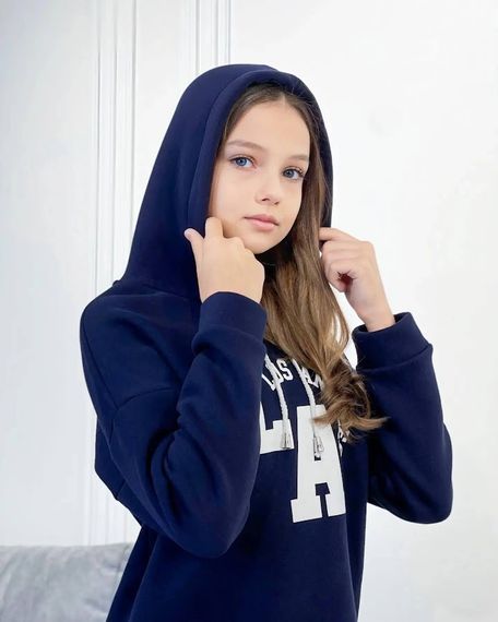 Худі для дівчинки (підлітковий) Носи своє 140 Синій (p-12572-140480) | Зображення 7