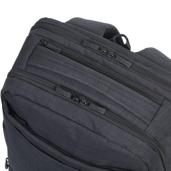 Рюкзак городской Rivacase 8365 / Black 32х47.5х17 см черный | Зображення 4