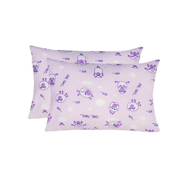 Набір наволочок Home Line 65517 Україна 40x60  Бавовна Фіолетовий, Принт