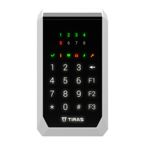 TIras X-Pad Бездротова сенсорна клавіатура Тірас - Управління охороною