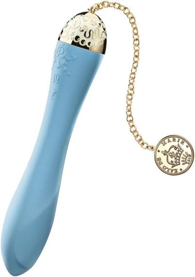 Вібратор універсальний силіконовий Zalo Marie-Rouge блакитний sexstyle | Зображення 1