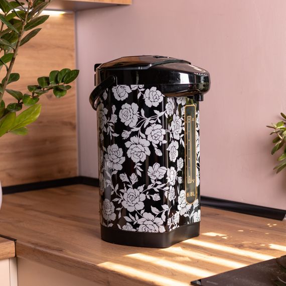 Термопот с функцией поддержки температуры 6.8 л чайник термос 1600 Вт Sokany SK-09057 | Зображення 8