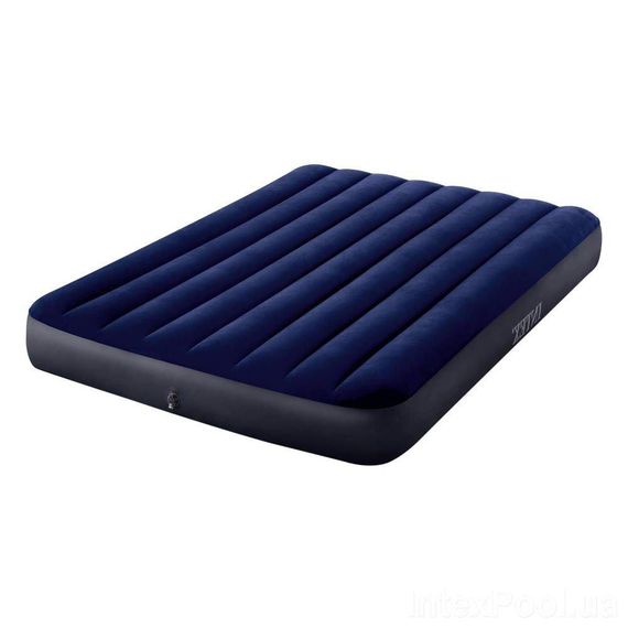 Надувной матрас Intex 64758 Classic Downy Airbed 191х137х25 см | Зображення 1