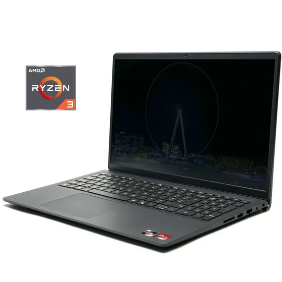 Ультрабук Б-клас Dell Vostro 3515 / 15.6" (1920x1080) IPS / AMD Ryzen 3 3250U (2 (4) ядра по 2.6 - 3.5 GHz) / 8 GB DDR4 / 120 GB SSD / AMD Radeon RX Vega 3 Graphics / WebCam / Win 10 Pro б/в
