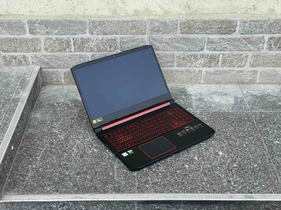 Ігровий ноутбук Acer Nitro 5 AN515-54 / 15.6" (1920x1080) IPS / Intel Core i7-9750H (6 (12) ядер по 2.6 - 4.5 GHz) / 16 GB DDR4 / 240 GB SSD / nVidia GeForce RTX 2060, 6 GB GDDR6, 192-bit / WebCam / Win10 Pro б/в | Зображення 1