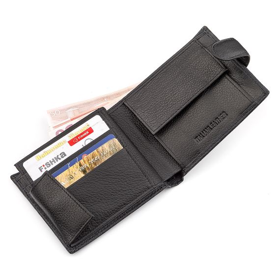 Мужской кошелек ST Leather 18339 (ST138) очень стильный Черный | Зображення 2