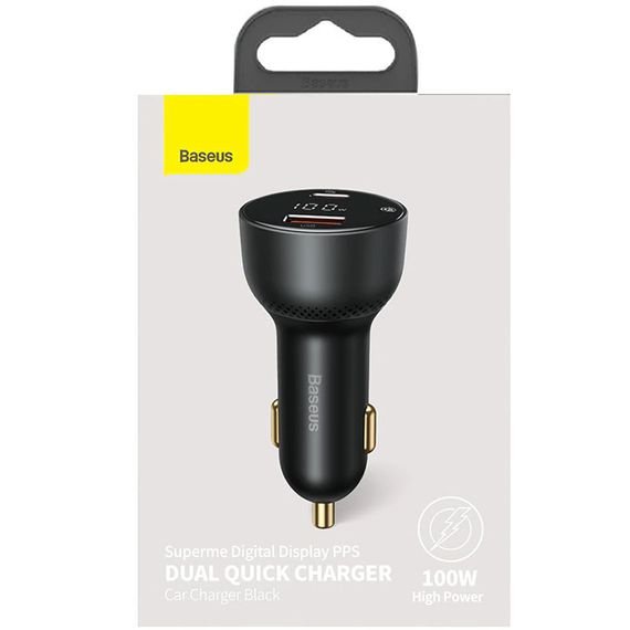 АЗУ Baseus Superme Digital Display PPS 100W USB+Type-C (CCZX-01) | Зображення 5