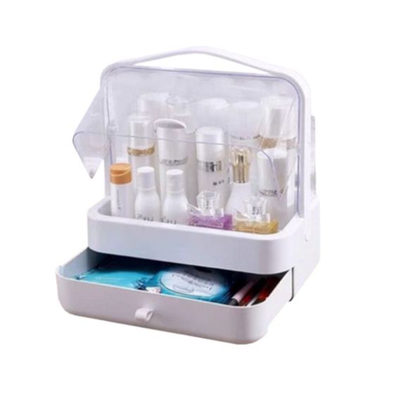 Органайзер для косметики 2 секції рожевий XPRO YM206 Single Drawer (MER-14970_599) | Зображення 4