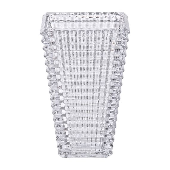 Прямокутна декоративна скляна ваза 13,5 x 10 x 22 см | Зображення 2