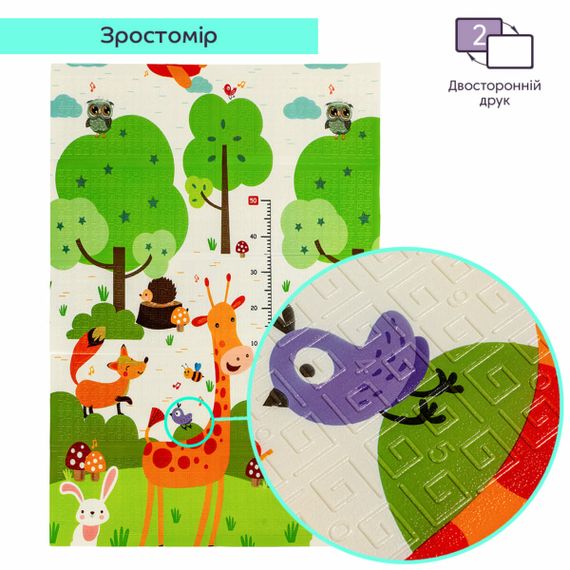 Дитячий складний термокилимок 117см х 177см х 8мм Океан-Зростомір (300) SW-00003030 | Зображення 4