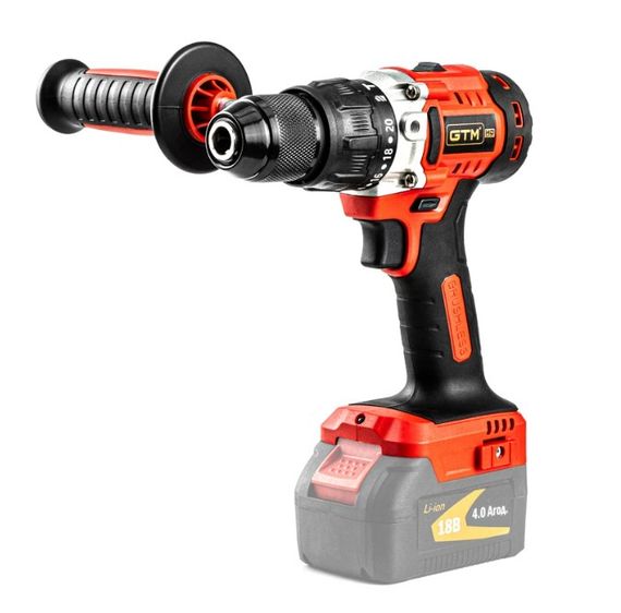 Акумуляторний ударний шурупокрут GTM DSI18/80BL безщітковий без АКБ і ЗП у кейсі (DSI18/80BL_BARE TOOL) | Зображення 1