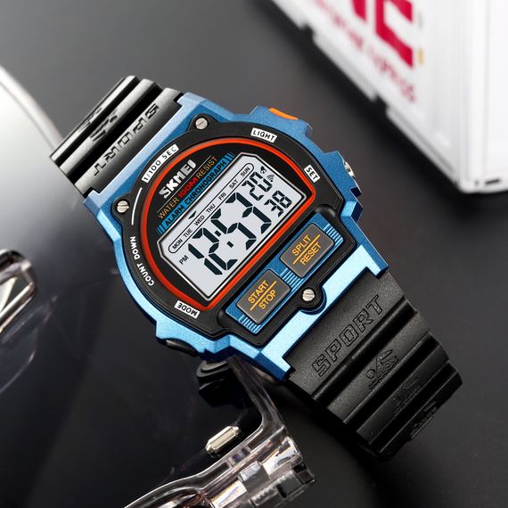 Годинник наручний Skmei 2263BKBU Black-Blue | Зображення 4