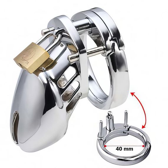 Металевий пояс вірності для чоловіків ø 40 mm | Зображення 3