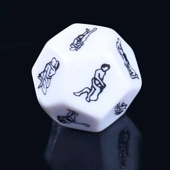 Романтична гра дванадцятигранний кубик "Пози" — Sex кубик