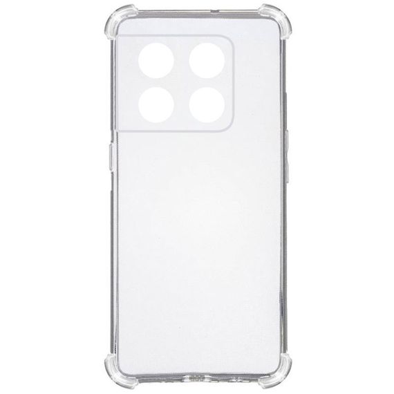 TPU чохол GETMAN Ease logo посилені кути Full Camera для OnePlus 10T Безбарвний (прозорий) | Зображення 4