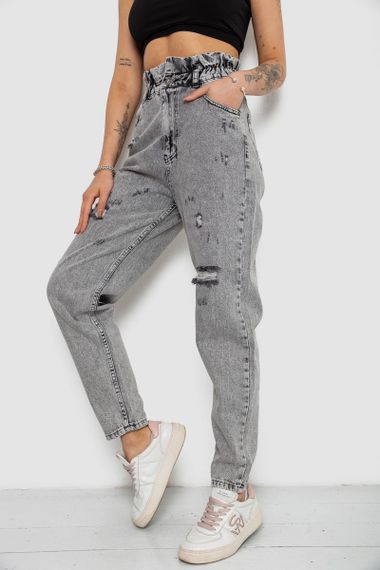 Джинси жіночі Mom-fit, колір сірий, 244R1601S20-LZ | Зображення 2