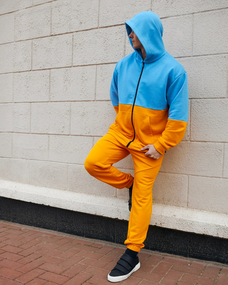 Костюм патріот Жовто-синій S L