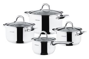 Набор посуды Ardesto Gemini Gourmet Andria, 8 пред.,  нержавеющая сталь (AR1908PS)