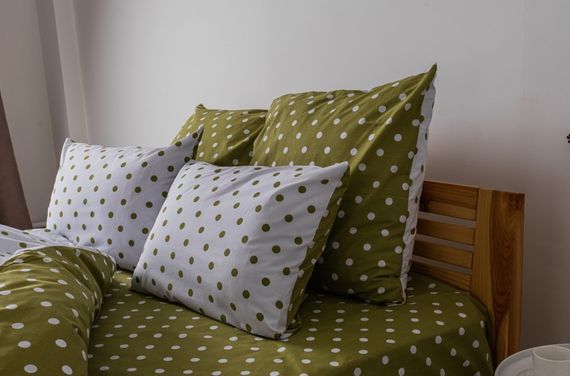 Постільна білизна полуторна ТЕП Olive Dots 2-00881-25058 150х215 см | Зображення 1