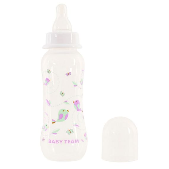 Бутылочка для кормления с силиконовой соской 1121_білий 250 мл