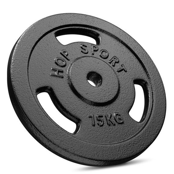 Сет з металевих дисків Hop-Sport Strong 2x15кг | Зображення 1