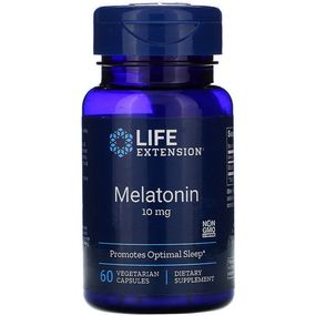 Мелатонин для сна Life Extension Melatonin 10 mg 60 Veg Caps LEX-33106