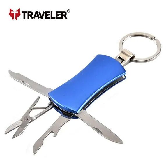 Многофункциональный брелок-нож Traveler 4в1 9,5см (200шт/ящ) B20 | Зображення 1