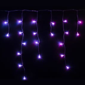 Smart LED Гирлянда Twinkly Icicle RGB 190, Gen II, IP44, длина 5м, кабель прозрачный (TWI190STP-TEU)
