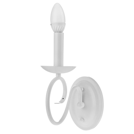 Бра настенное накладное классическое BKL-589W/1 E14 WH